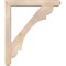 Ekena Millwork Olympic Craftsman Smooth Bracket w/ Offset Brace, Douglas Fir, 5 1/2"W x 34"D x 40"H BKT0604X34X40OLY04SDF - alternate 3